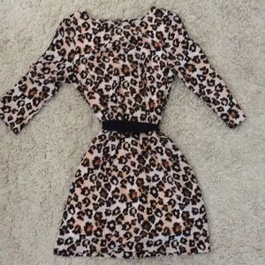 cheetah print dress